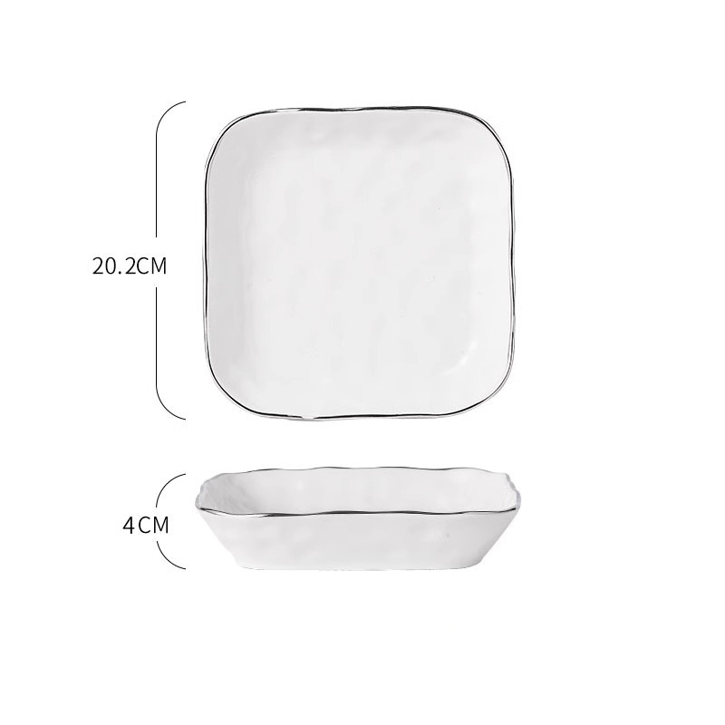 Blanc argenté de bord