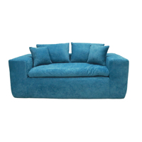 Canapé sectionnel moderne inclinable, extensible et pliable en tissu, emballé sous vide, pour salon, chambre, entrepôt, villa, design rembourré