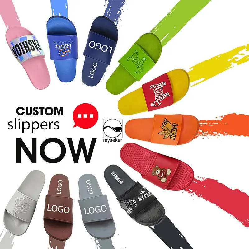 Ladies New Design Slippers Slide Sheet Transfer Designer Platform Disposable Custom Kids Hotel Flip Flops Logo Printed Slides