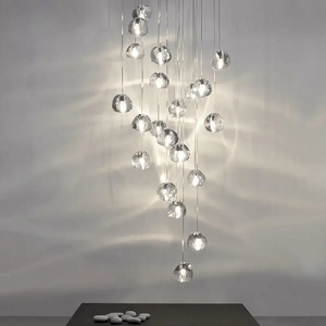 2024 nouveau <span class=keywords><strong>lustre</strong></span> en cristal moderne lumière LED <span class=keywords><strong>Transparent</strong></span> <span class=keywords><strong>verre</strong></span> bulle <span class=keywords><strong>boule</strong></span> abat-jour <span class=keywords><strong>lustre</strong></span> de plafond - Product Image 3