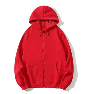 Sweat à capuche unisexe en molleton de coton 500G avec fermeture éclair intégrale, style décontracté, imprimé Hip Pop, design personnalisable pour le dropshipping - Product Image 5