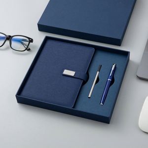 Sets de Regalo Corporativos al por Mayor: Libretas de Cuero con Termo LED, Logotipo Personalizado, Caja de Regalo de Lujo con Bolígrafo - Product Image 3