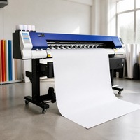 Imprimante éco-solvant 1850 mm pour la production de signalétique publicitaire, bannières flexibles, fresques murales, autocollants pour voitures, 4 couleurs CMYK, grand format