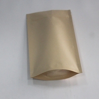 Sacs en papier kraft personnalisé, pièces, en pet, pour poulet frit à chaud, dinde, avec fenêtre transparente