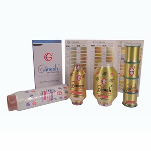 เส้นด้ายเมทัลลิค150D ที่มีเสน่ห์แวววาวแบบใหม่สำหรับการถักเย็บปักถักร้อยการถักการสร้างสิ่งทอที่เรืองแสง - Product Image 4