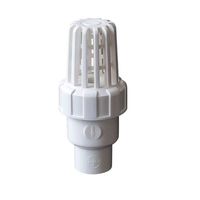 Vente en gros de clapets de pied en plastique/valve de fond Raccords de tuyaux en PVC Clapet anti-retour bas fabrication de bornes en Chine