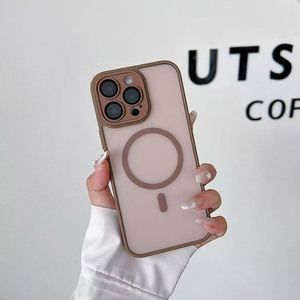 Funda de teléfono de acrílico magnético mate para <span class=keywords><strong>iPhone</strong></span> 17 16 15 14 13 12 Pro Max 11 <span class=keywords><strong>XS</strong></span> MAX XR contraportada para <span class=keywords><strong>iPhone</strong></span> 16Pro MAX - Product Image 6