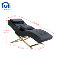 Table de massage réglable en cuir PU avec cadre métallique et éponge haute densité pour spas et salons, forme en S