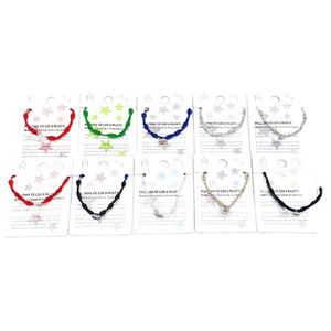 Pulsera de Nudo de Siete Estrellas Golden Love, Cadena de Acero Inoxidable, Joyería de Moda Unisex, Regalo - Product Image 1