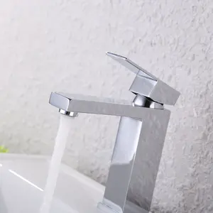 Universal CUPC Bathroom Washroom Basin Vanity Chrome Low Flow Gun Shape Dragon Custom Faucet
