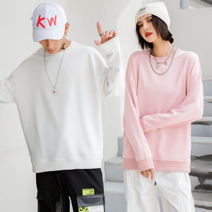 <span class=keywords><strong>Felpe</strong></span> Oversize con girocollo in bianco felpa da uomo nera Unisex <span class=keywords><strong>produttori</strong></span> <span class=keywords><strong>di</strong></span> abbigliamento felpa personalizzata Plus - Product Image 3