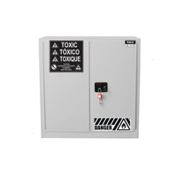 Armoires de stockage de produits chimiques toxiques personnalisables SAI-U FM blanches, fournies par des usines de fabrication chinoises SC0030W 30Gal