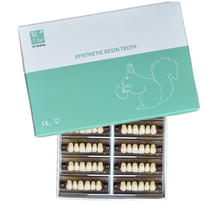 Fabbrica di CE ISO Fornitura Dentale Acrilico Denti In Resina Sintetica Denti Composito Acrilico Denti per Protesi