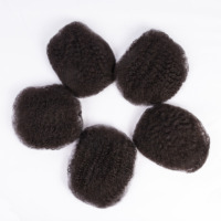 Capelli Afro Ricci Kinky da 10 Pollici, 50g, Colore 1B, per Trecce all'Uncinetto con Estensioni Dreadlocks Umani, Prezzo all'Ingrosso Conveniente