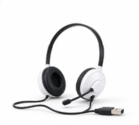Headset Telepon RJ9 dengan Mikrofon Peredam Kebisingan, Bantalan Telinga Busa Lembut untuk Kantor Call Center Telepon Rumah