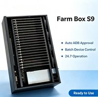Boîtier de contrôle de carte mère Android S9 20 ports pour ferme mobile, synchronisation par lots, gestion unifiée des smartphones