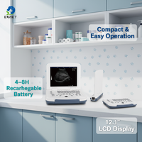 EURVET MU10 Scanner d'échographie vétérinaire portable professionnel pour chien/chat/lapin - Machine de diagnostic réutilisable et écologique