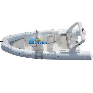 RIB580A Bateau 19 Pieds Fibre de Verre Bateau de Pêche Haute Vitesse <span class=keywords><strong>Semi</strong></span> <span class=keywords><strong>Rigide</strong></span> Profonde v Fibre de Verre Rib <span class=keywords><strong>580</strong></span> cm - Product Image 2