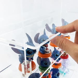 Estuche de exhibición acrílico para figuras de Mini Pop <span class=keywords><strong>Funko</strong></span>, caja de almacenamiento de 4 capas, organizador de armario, montado en la pared, transparente - Product Image 2