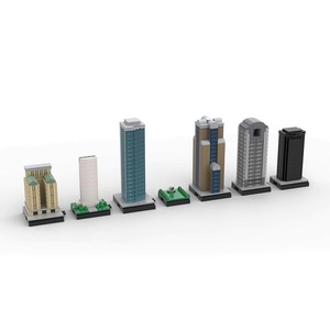 Set di Blocchi da Costruzione per Modellini di Case in Miniatura Personalizzati, Nuove Tecniche 3D MOC - Product Image 4