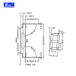 Tùy chỉnh 3-chữ số TN xe <span class=keywords><strong>LCD</strong></span> phản chiếu <span class=keywords><strong>7</strong></span> đoạn hiển thị nhà máy cung cấp loại sản phẩm - Product Image 6