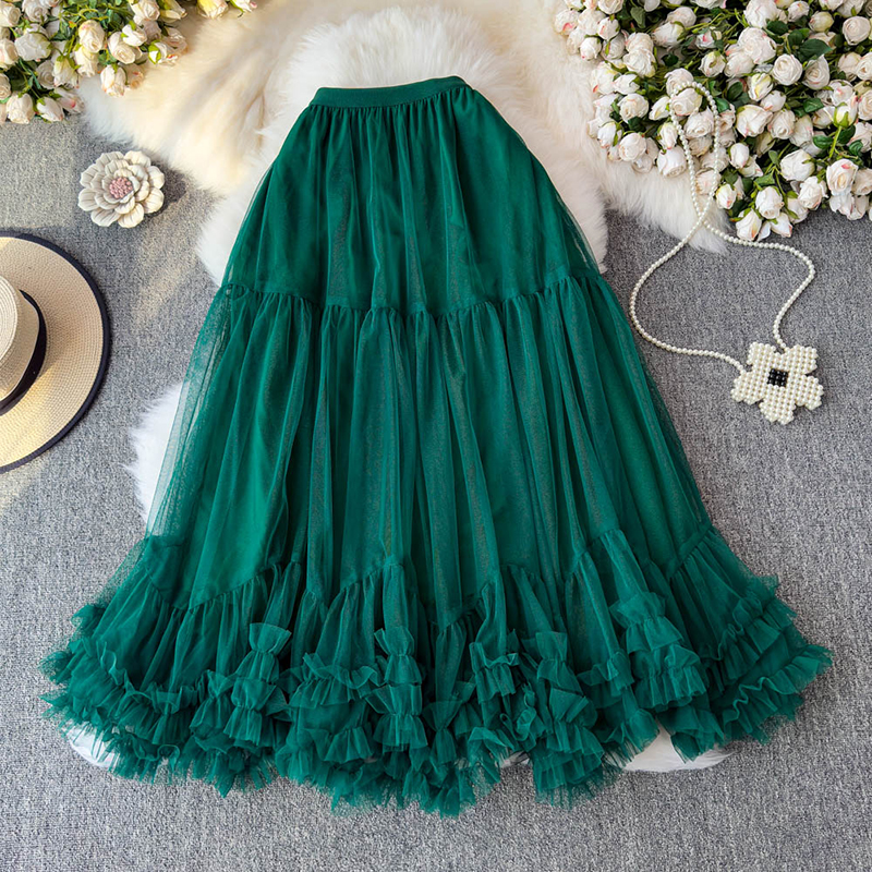 faldas largas falda de moda 2017