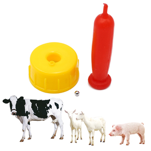 Bouteille d'alimentation pour animaux avec tétine en caoutchouc, sucette pour <span class=keywords><strong>agneau</strong></span>, veau, mouton, tétine en silicone pour biberon - Product Image 6