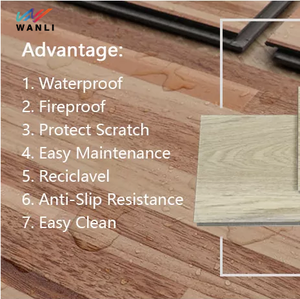 Indoor Luxus 8mm 6mm 5mm 4mm wasserdichtes Vinyl Click Floor Lvt Plastic Spc Bodenbelag - Product Image 5