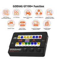 Caja de ruptura GODIAG GT100 + GT100 Pro de nueva generación OBDII con pantalla de corriente electrónica