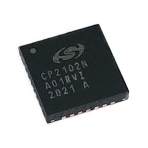 CP2102N-A02-GQFN28R ชิ้นส่วนอิเล็กทรอนิกส์ ชิป IC วงจรรวม IC - Product Image 1