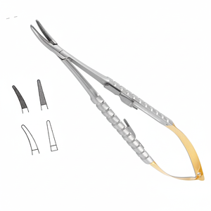 กรรไกรผ่าตัดแบบโค้งและตรงสำหรับทารกกรรไกรผ่าตัดสำหรับใช้เป็นเครื่องมือสแตนเลสสำหรับผ่าตัด - Product Image 1