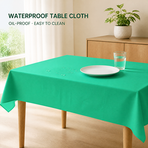 Manteles Desechables para Eventos, Cortados a Medida, Rollo <span class=keywords><strong>de</strong></span> 54x100 pies con Cortador Deslizante, Cubierta <span class=keywords><strong>de</strong></span> Plástico para Mesa, Banquetes y Catering - Product Image 2