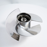 Impeller de Jet Ski Yamaha à 3 pales polies pour la série PWC VX700, diamètre 155 mm, 13/21, Impeller de bateau à moteur personnel