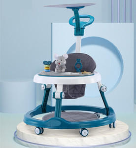 Andador Plegable para Bebés con Música, Silla de Comer para Niños con Andador Ajustable, Andador Económico para Bebés - Product Image 2