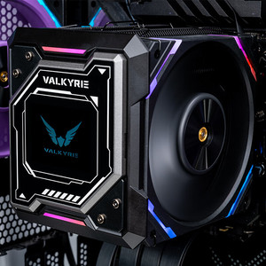 พัดลมระบายความร้อน VALKYRIE R125 VK ARGB ขนาด 12 ซม. พร้อมไฟ ARGB ขนาด 2.5 นิ้ว สำหรับซีพียู รองรับความเร็วสูงสุด 245 วัตต์ ใช้ได้กับคอมพิวเตอร์ตั้งโต๊ะ Intel 115x 1700 2011 และ AMD - Product Image 2