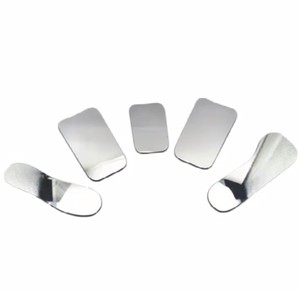 Prezzo di fabbrica dentale bocca orale specchio vetro acciaio inossidabile specchio riflettente fotografia dentale riflettore ortodontico - Product Image 4