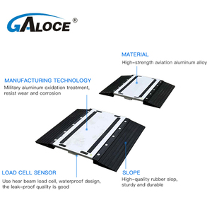 Báscula Digital Portátil GPWA08 40T 60T 80T para Pesaje de Ejes, Báscula de Plataforma, Báscula para Camiones, Pesaje Estático - Product Image 2