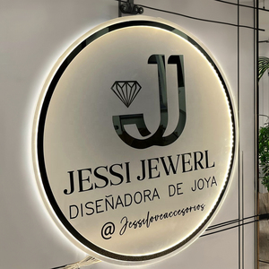 商店公司3D发光二极管字母标志背光商务发光二极管标志背光不锈钢字母发光二极管发光标志 - Product Image 5