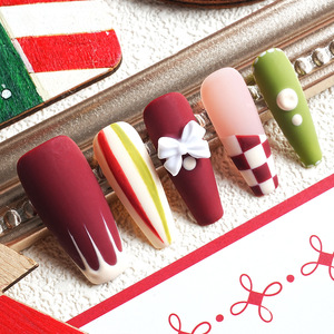 Proveedor de fábrica Venta caliente Manicura Ballet Navidad Acrílico Prensa en las <span class=keywords><strong>uñas</strong></span> Venta al por mayor <span class=keywords><strong>Uñas</strong></span> postizas en <span class=keywords><strong>uñas</strong></span> artificiales - Product Image 4