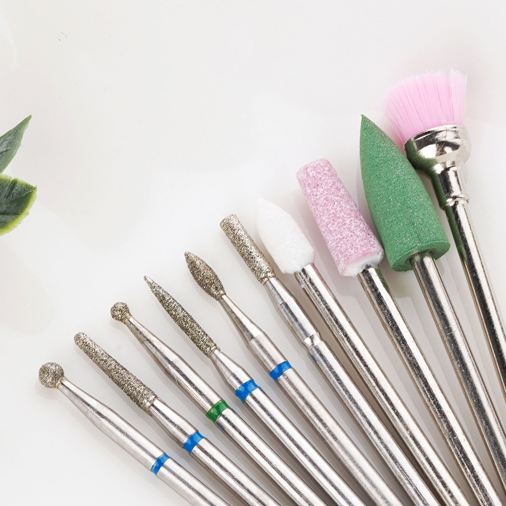 Diamond nail drill bit set 1