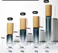 Coloré Pas Cher Portable Miniature Gradient Couleur Carré Flacons De Bouteille De Parfum En Verre Avec Pulvérisateur Mini Bouteilles De Parfums D'origine