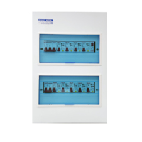 Boîtier de distribution encastré à double rangée 24 voies PZ30 breveté, ensemble complet, panneau de distribution électrique MCB, boîtier métallique IP30 230V