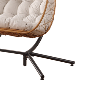 XOT056, современный, оптовая продажа, кресло-качели для яиц, подвесное гамак, уличная металлическая мебель, сиденье для 2 человек для дома, патио, сада - Product Image 5