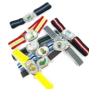 Fashion children Zodiac Elastic canvas fabric belt