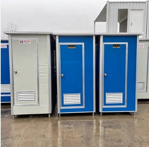 Toilettes portables de luxe en panneaux sandwich, toilettes préfabriquées mobiles <span class=keywords><strong>avec</strong></span> lavabo pour chantier, événement extérieur, camping - Product Image 5