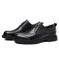 Chaussures Derby pour Hommes, Mode Printemps, Cuir de Première Qualité, Style Classique Haut de Gamme, Chaussures en Cuir Élégantes pour Hommes