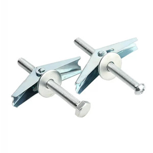 High Quality Wing Anchor Bolt Zinc Plated Steel <b>Spring</b> <b>Toggle</b> Anchor Bolt M3/M4/M5/M6/M8 <b>Toggle</b> Bolt with Wing Nut - Product Image 5