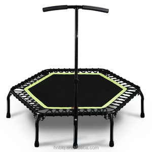 Mini <span class=keywords><strong>Trampoline</strong></span> de Fitness 42 ''/50'' 400LBS/480LBS Rebondisseur d'exercice <span class=keywords><strong>Corde</strong></span> élastique réglable <span class=keywords><strong>pour</strong></span> entraînement intérieur/extérieur - Product Image 5