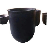 Creuset en graphite en carbure de silicium isostatique pour fours de chauffage par induction, en cuivre, laiton, bronze, 40kg, 60kg