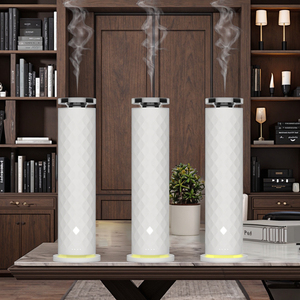 เครื่องกระจายกลิ่นน้ำมันหอมระเหยแบบไร้น้ำ ขนาดใหญ่ เสียงเงียบ ความจุ 120 มล. ควบคุมผ่านแอพและรีโมท ชาร์จซ้ำได้ - Product Image 1